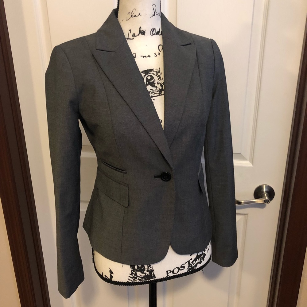 The Limited Gray Career Blazer Size 0